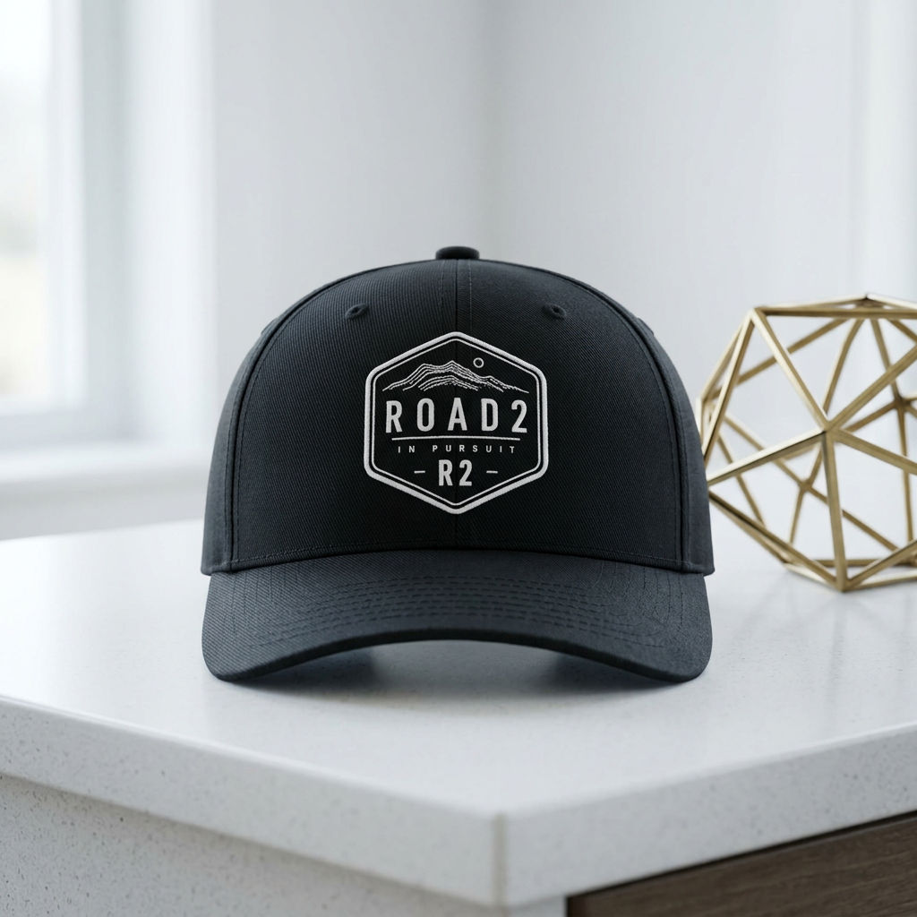 Road2 'In Pursuit' Performance Rope Cap — Black Snapback Hat