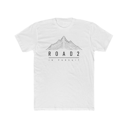 Road 2 Mountains T-Shirt — Minimal Mountain Graphic Tee